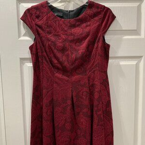 AB Studio Women's Burgundy Color Dress, Size XL